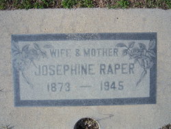 Josephine F “Josie” <I>Purdy</I> Raper 