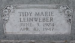 Tidy Marie <I>Carnes</I> Leinweber 