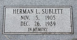Herman L Sublett 