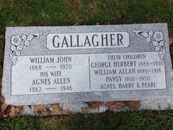 Agnes Ann <I>Allen</I> Gallagher 