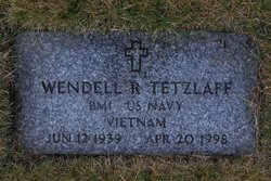 Wendell R Tetzlaff 