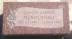 Geneva <I>Harmer</I> Mendenhall 