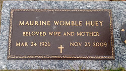 Maurine <I>Womble</I> Huey 