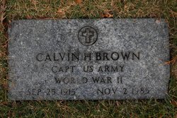 Calvin Harvey Brown 