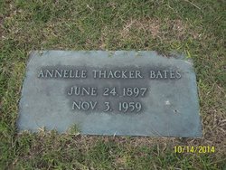 Annelle <I>Thacker</I> Bates 