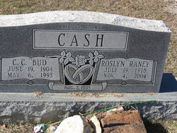 Maxey Roslyn <I>Raney</I> Cash 