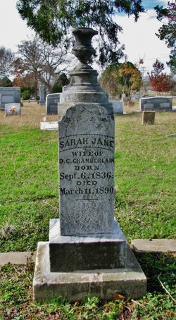 Sarah Jane <I>Spencer</I> Chamberlain 