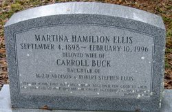 Martina Hamilton <I>Ellis</I> Buck 