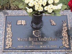 Maizie Belle <I>VanDerVeer</I> Dobson 