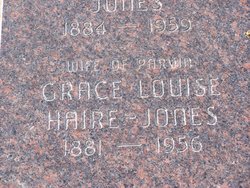 Grace Louise <I>Haire</I> Jones 