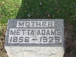 LaMetta “Metta” <I>Hinman</I> Adams 