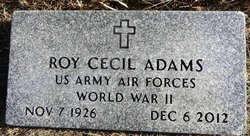 Roy Cecil Adams 