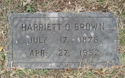 Harriett D. <I>Dunlap</I> Brown 