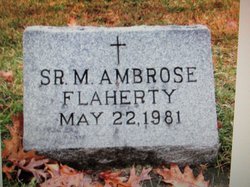 Sr Mary Ambrose Flaherty 