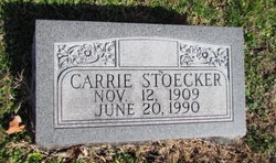 Caroline A “Carrie” <I>Albers</I> Stoecker 