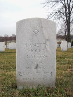 Planetta Violet “Netta” <I>Lang</I> Capetz 