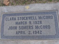 Clara Stockwell <I>Coffin</I> McCord 