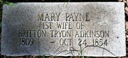 Mary <I>Payne</I> Adkison 