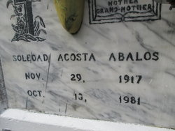 Soledad <I>Acosta</I> Abalos 
