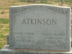 Eleanor <I>Jackson</I> Atkinson 