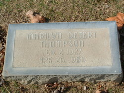 Marilyn <I>Detert</I> Thompson 