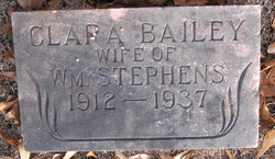 Clara <I>Bailey</I> Stephens 
