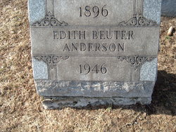 Edith May <I>Beuter</I> Anderson 