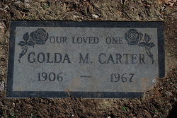 Golda May “Goldie” <I>Gottman</I> Carter 