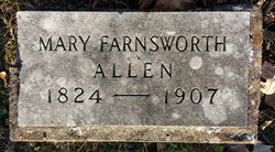 Mary <I>Farnsworth</I> Allen 