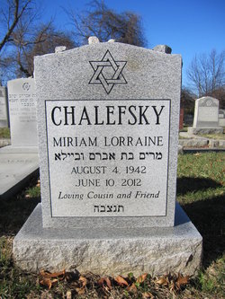 Miriam Lorraine Chalefsky 