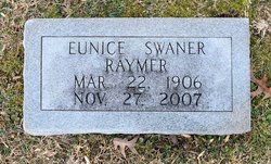 Eunice <I>Swaner</I> Raymer 