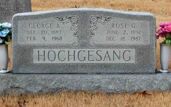 George Anthony Hochgesang 