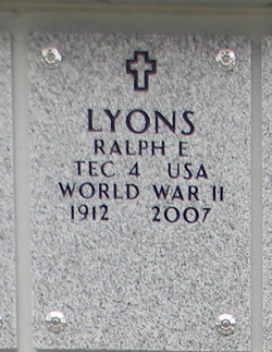 Ralph Eugene Lyons 