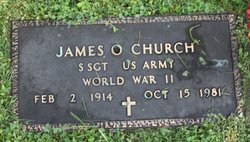 Sgt James O Church 