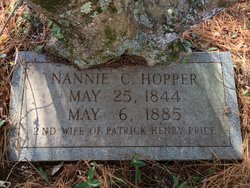 Nannie Carolyn <I>Hopper</I> Price 