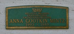 Anna Mintz <I>Gootkin</I> Itzkowitz 