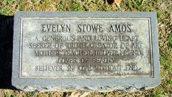 Evelyn <I>Stowe</I> Amos 