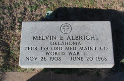 Melvin E Albright 