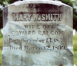 Mary W. <I>Smith</I> Balcam 