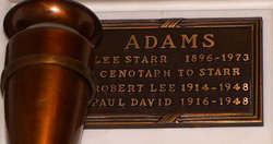Lee <I>Starr</I> Adams 