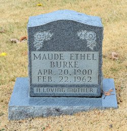 Maude Ethel <I>Williams</I> Burke 