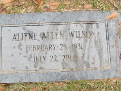 Aliene <I>Allen</I> Wilson 