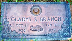Gladys Blanche <I>Snider</I> Branch 