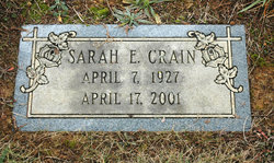 Sarah Elizabeth <I>Norman</I> Crain 