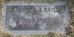 Dorothea A. <I>Bayley</I> Anderson 