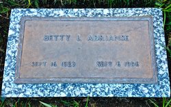 Betty Louise <I>Benner</I> Adrianse 