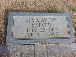Alma Cleo <I>Avery</I> McEver 