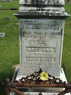 Mary Ann <I>Tressler</I> Crist 