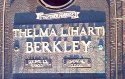 Thelma Luella <I>Hart</I> Berkley 