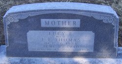 Lucy Elizabeth <I>Vick</I> Thomas 